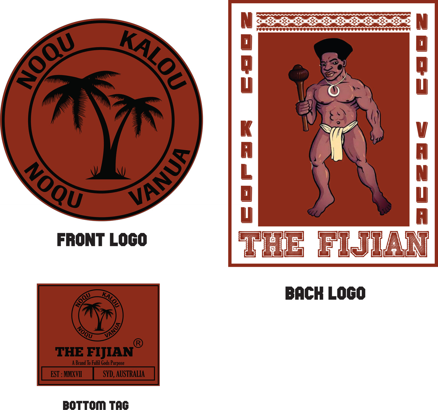 FIJIAN WARRIOR HEAVY TEES