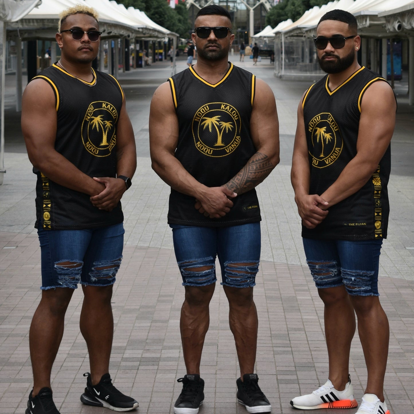 Seki Ripped Denim shorts