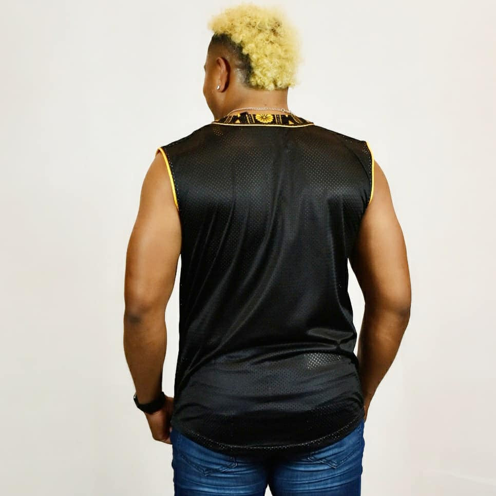 Seki Masi Sleeveless Baseball Jersey