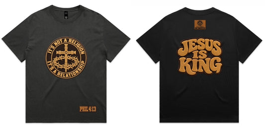 JESUS IS KING OVERSIZE TEES