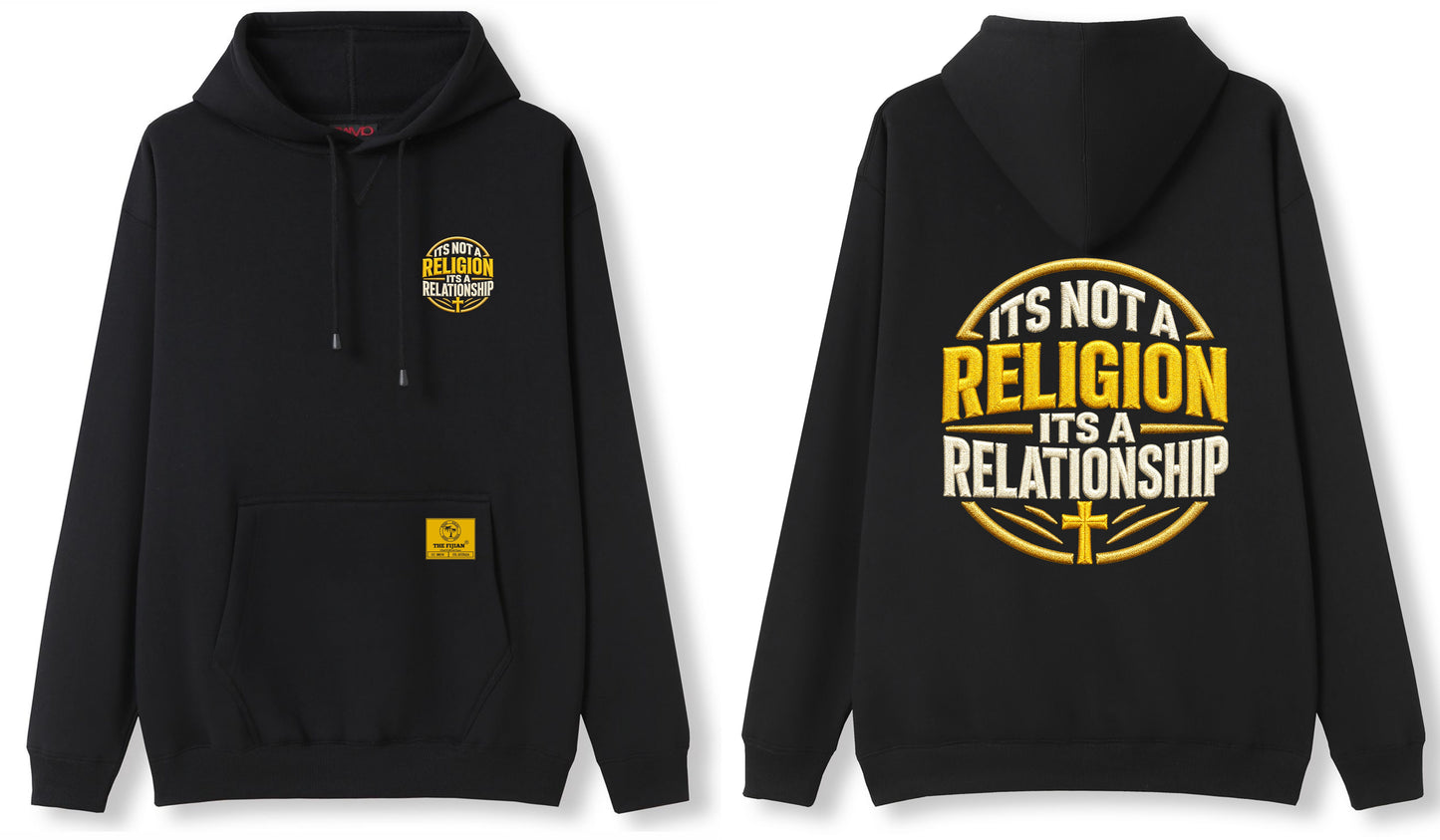 ITS NOT A RELIGION ITS A RELATIONSHIP HOODIE