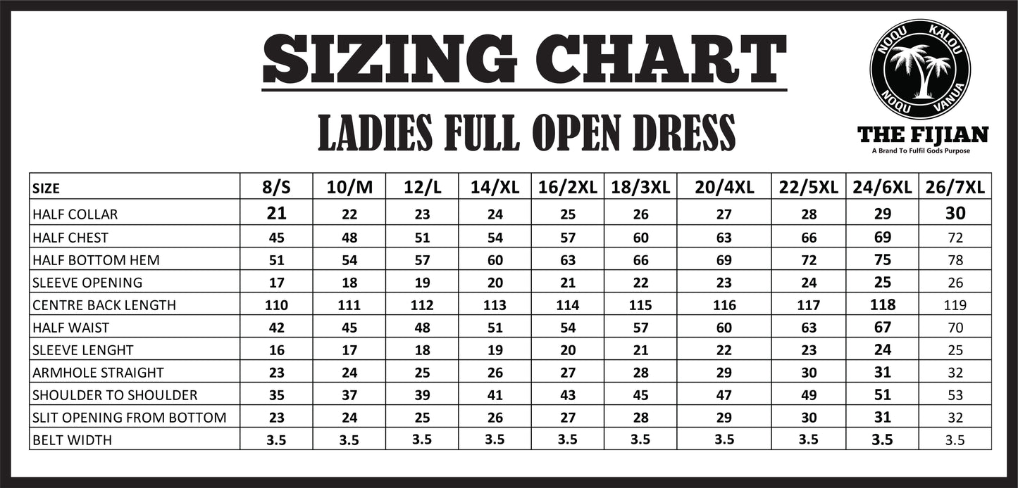 Ladies Bula Dress