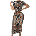 Fiji Tapa Print Dress