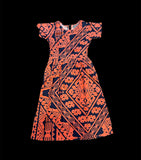 Ladies Flare Sleeveless | Offshoulder Dress | Waist Pleats Dress