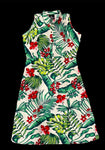 Womens Rayon Hibiscus Dress